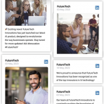 Ejemplo de Feed de LinkedIn